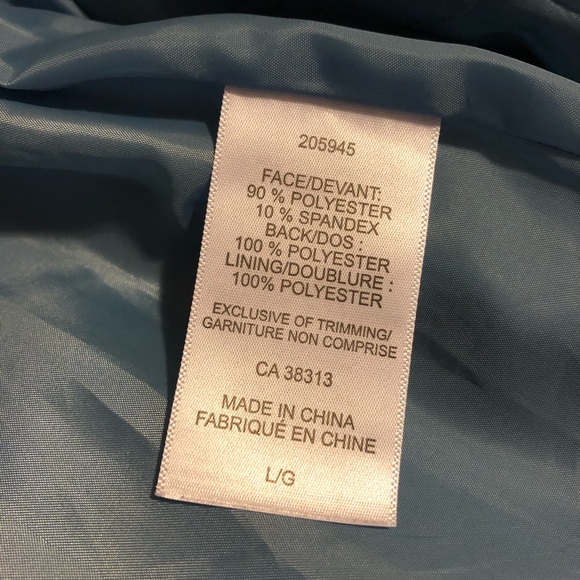 MARIKA long blue spring/fall jacket dusty blue GUC - Picture 6 of 8